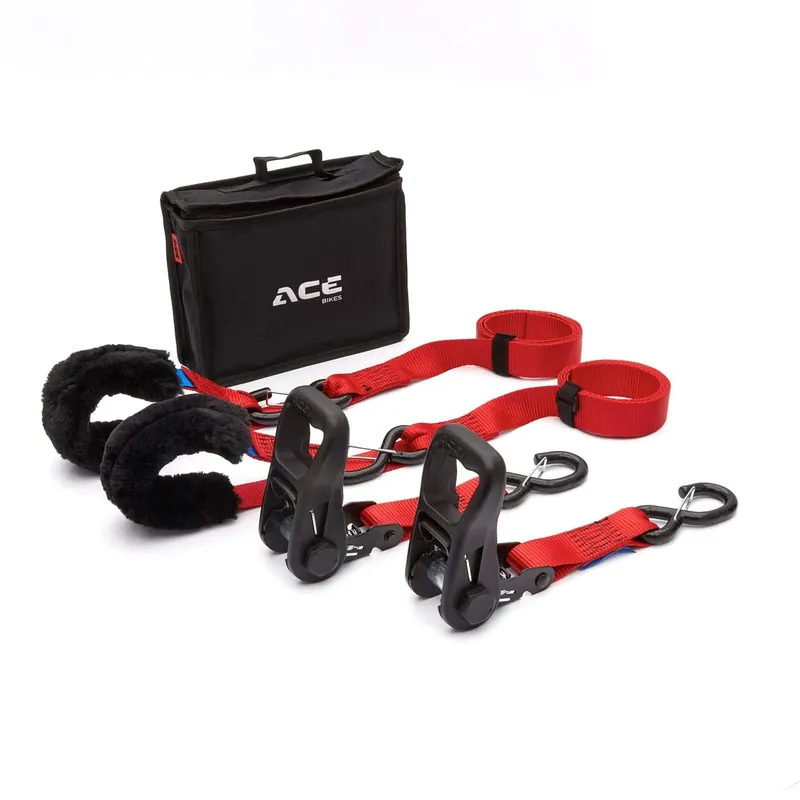 ACEBIKES Ratchet Premium Deluxe Zurrgurtsatz Zertifiziert
