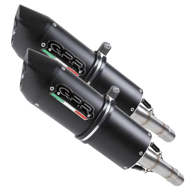 Preiswert GPR Endschalldämpfer Kawasaki Z 1000 2003/06 Pair EC-Approv. slip-on exhaust Furore Nero