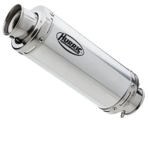 Hurric SLIP-ON Schalldämpfer Supersport Aluminium poliert für HONDA Integra 700,Integra 750,NC700S,NC700X,NC750S,NC750X Zertifiziert