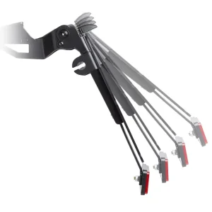 Letzte Chance PROTECH V-SHAPE Kennzeichenhalter Alu & Stahl Schwarz für KAWASAKI Z900, Z900 (70 kW)