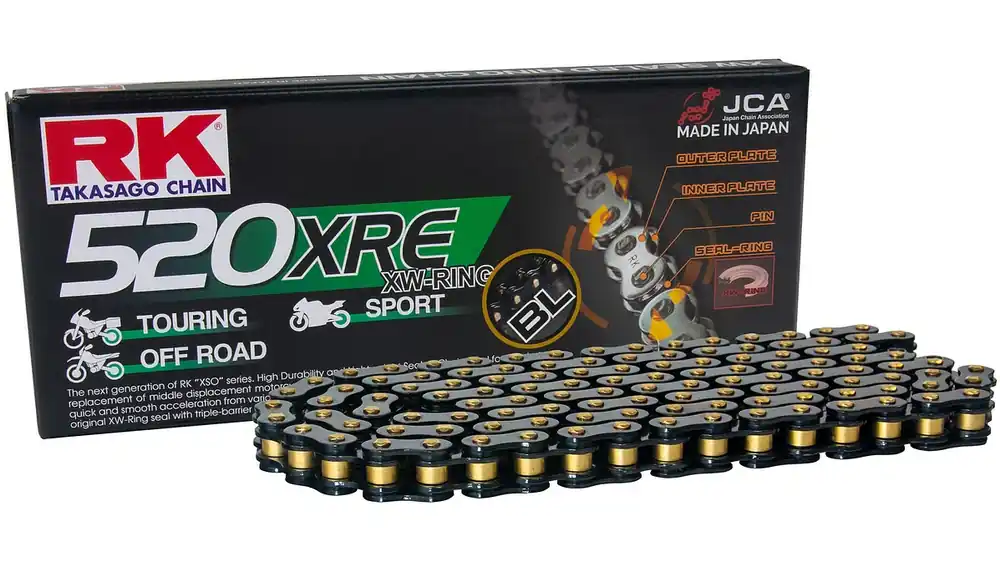 RK Kette BL520XRE Black Scale 114 Glieder Sichere Zahlung