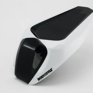 Top-Angebot BODYSTYLE Sportsline Sitzkeil ABS Kunststoff weiß/schwarz für KAWASAKI Z900, Z900 (70 kW)