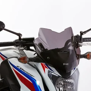 Heißes Angebot ERMAX Naked-Bike-Scheibe Acrylic durchsichtig Schwarz getönt für HONDA CB650F