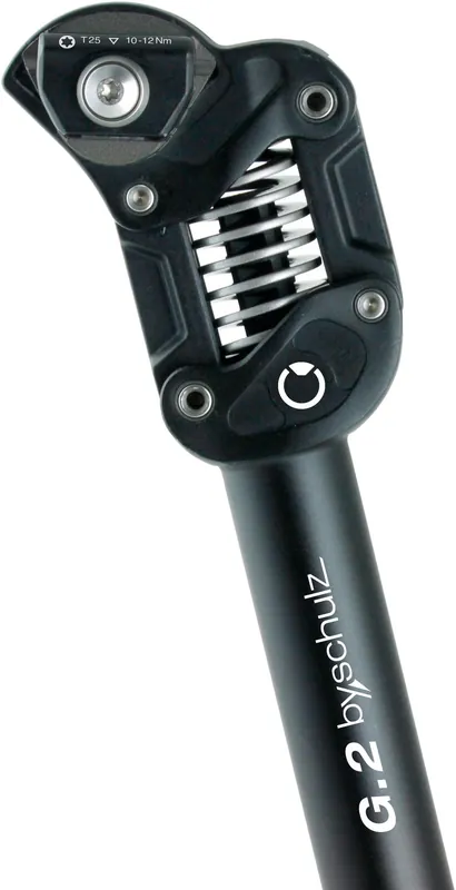 by,schulz G.2 ST Parallelogramm-Federsattelstütze 34,9 mm schwarz standard (80-105 kg) Geprüft