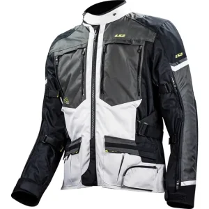 LS2 Norway Jacke Schwarz / Grau / Hellgrau / Gelb Herren Gr.s Direkt Vom Hersteller