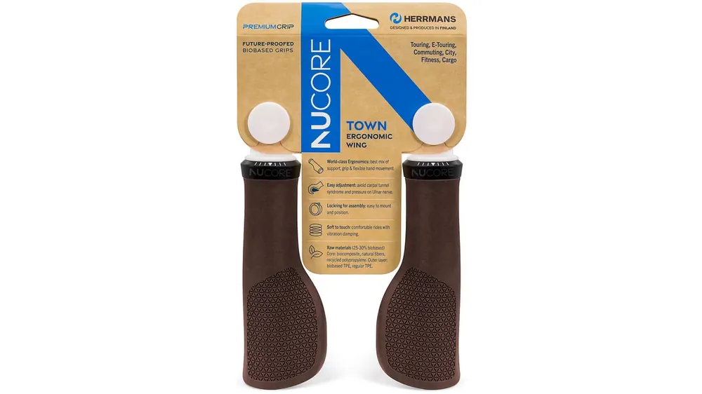 Herrmans Nucore Town Griff 130/130 mm braun Direkt Vom Hersteller