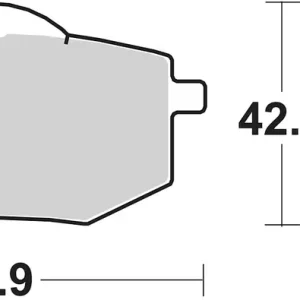 Expressversand SBS Bremsbelag 616HF Street Ceramic