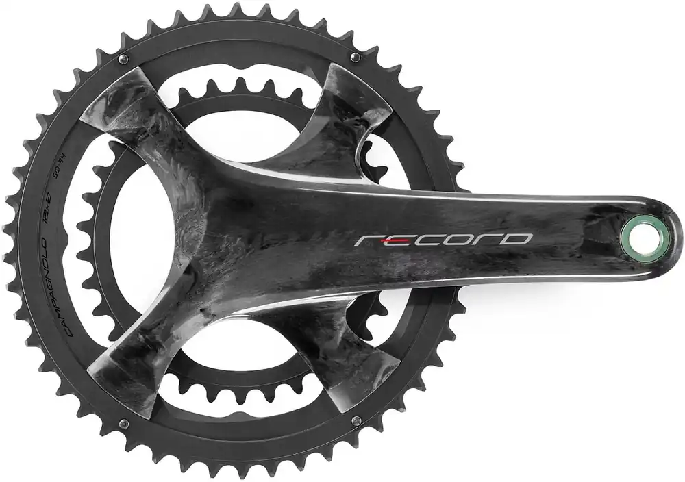 Mega-Angebot Campagnolo Kettenradgarnitur Record 12s 36/52 Zähne 172,5 mm schwarz