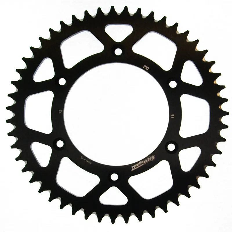 Geprüft Supersprox Alu-Kettenrad 520 51Z (Schwarz)