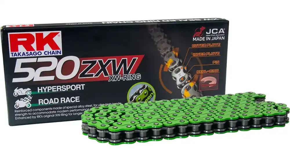 Zertifiziert RK Kette GB520ZXW Color 100 Glieder