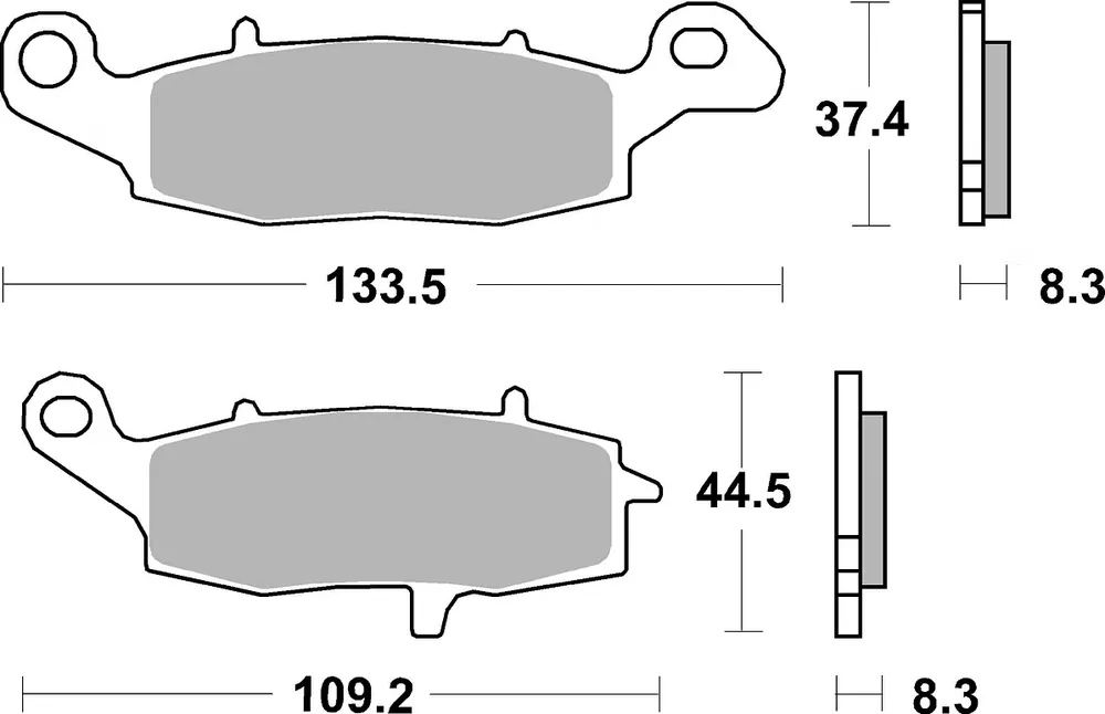 SBS Bremsbelag 705HS Street Sinter Heißes Angebot