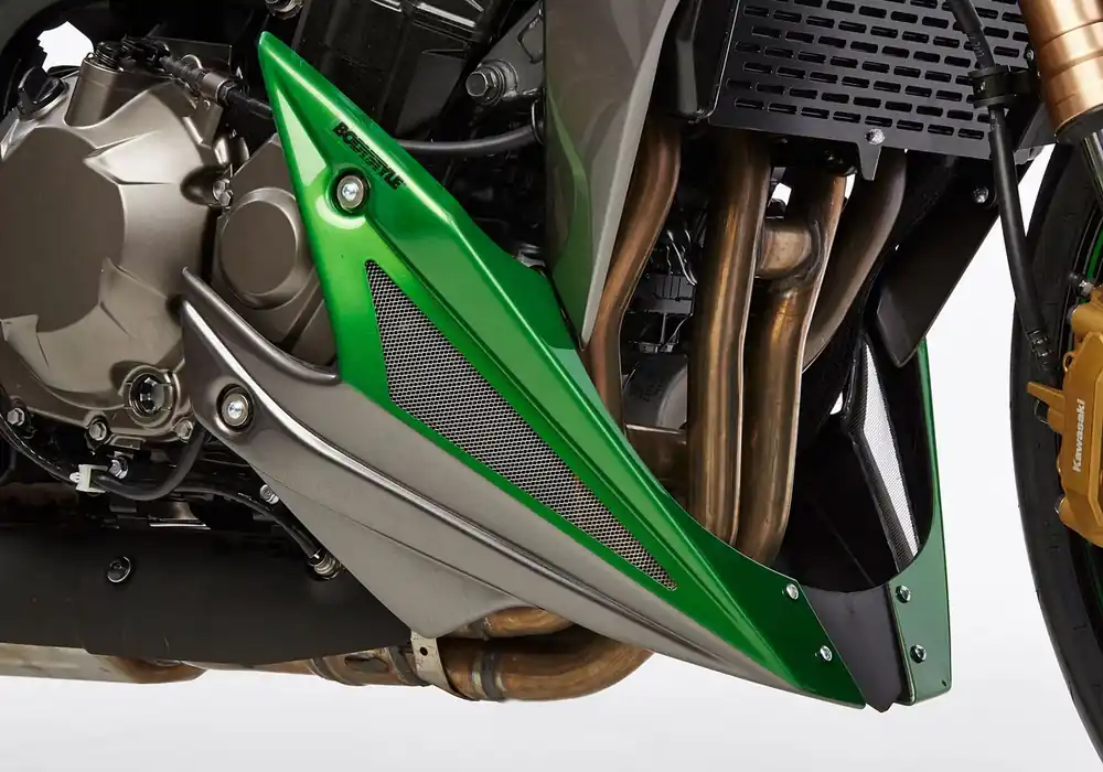 BODYSTYLE Sportsline Bugspoiler ABS Kunststoff schwarz für KAWASAKI Z1000, Z1000 R Edition Expressversand