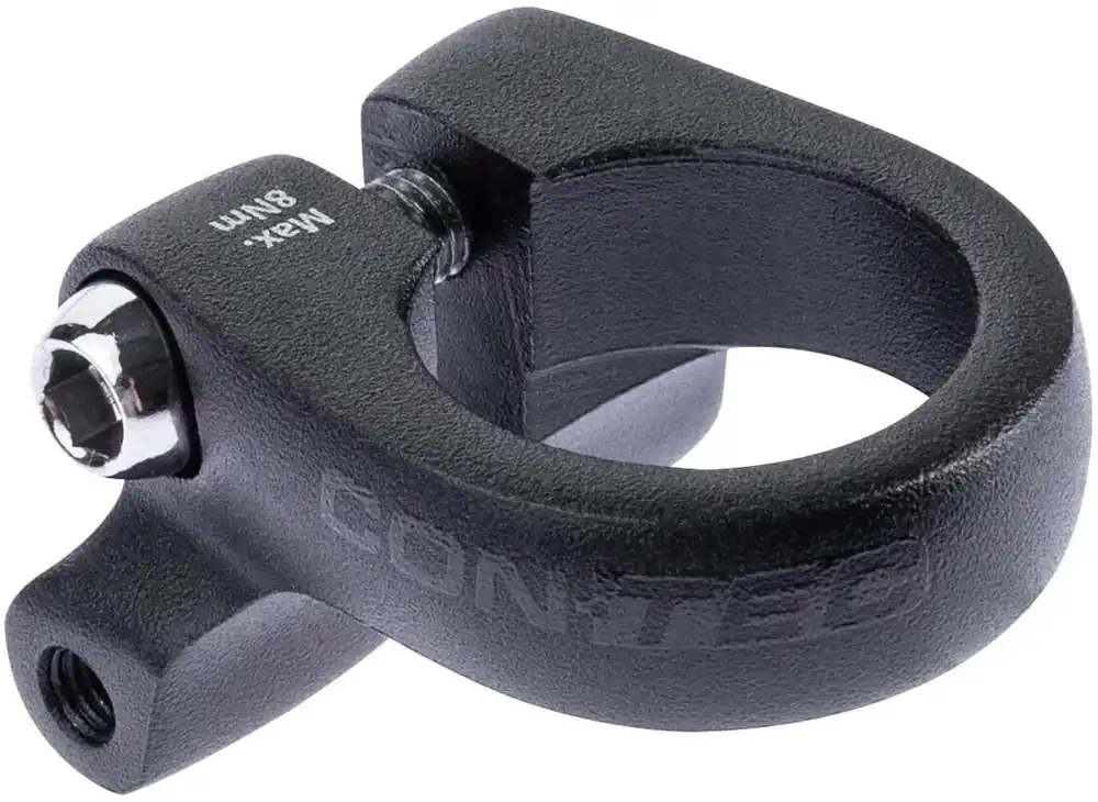CONTEC Sattelklemmschelle Rack Support Ø 28,6 mm schwarz Markenware