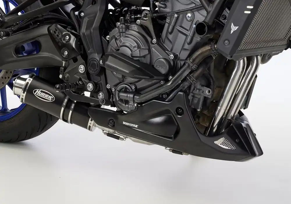 BODYSTYLE Sportsline Bugspoiler ABS Kunststoff schwarz/grau für YAMAHA MT-07 Sonderaktion