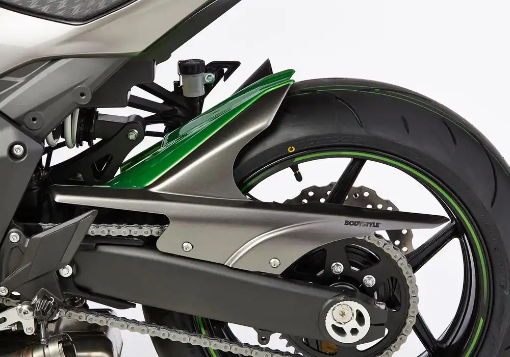 Beliebt BODYSTYLE Sportsline Hinterradabdeckung ABS Kunststoff grün für KAWASAKI Z1000 SX