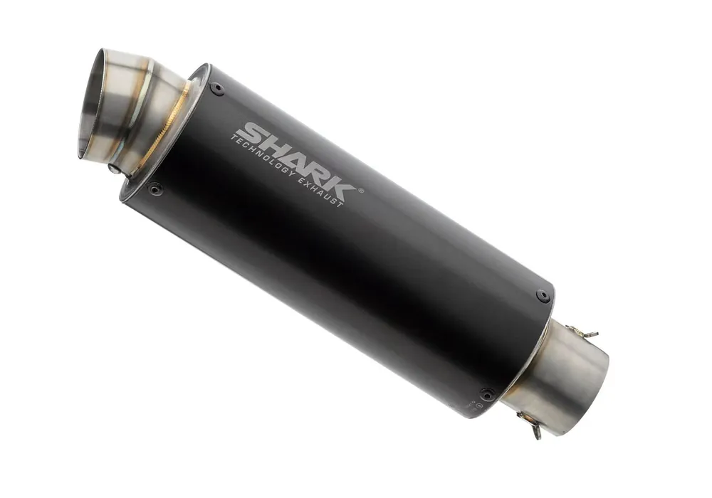 Jetzt Bestellen Shark Performance SLIP-ON Aluminium eloxiert schwarz SRC 4 für YAMAHA MT-03,YZF-R3 EURO3 EURO4