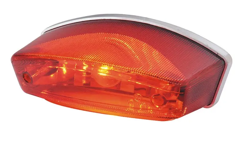 Finale Aktion HIGHSIDER smart MONSTER Universal-Rücklicht inkl. Kennzeichenbeleuchtung, rot/klar