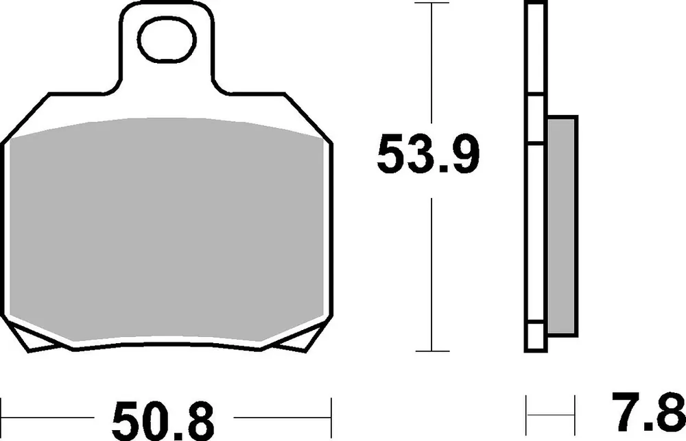 SBS Bremsbelag 730HF Street Ceramic Nur Heute