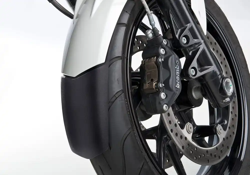 Preisreduziert BODYSTYLE Kotflügelverlängerung vorne ABS Kunststoff schwarz-matt für HONDA CB600 Hornet, CBR600F