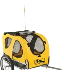 Letzte Chance M-Wave Hundeanhänger Pet Ride gelb/schwarz