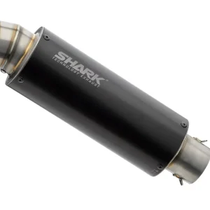 Shark Performance KOMPLETTANLAGE Aluminium eloxiert schwarz SRC 4 für YAMAHA MT-09 / SP EURO5 Markenware