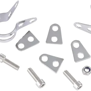 Versand Am Gleichen Tag Tubus Schellen-Adapter-Set für Hinterbaustrebe silber
