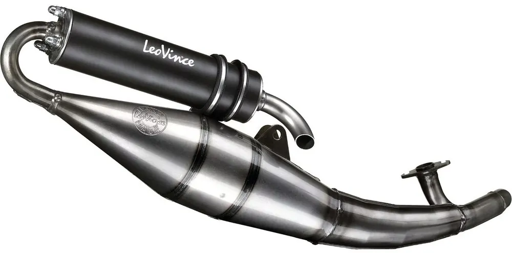 Top-Angebot LeoVince Komplettanlage Aluminium Schwarz für CPI HUSSAR / OLIVER 50 / POPCORN 50