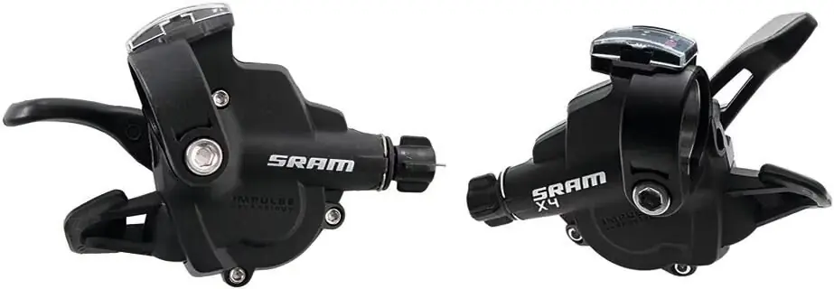 SRAM Daumenschalthebel X-4 8-/3-fach Set schwarz Sichere Zahlung