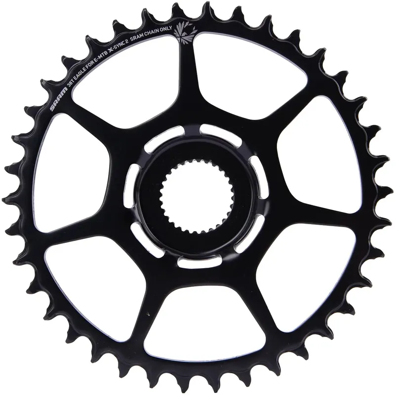 Günstig SRAM Kettenblatt 38 Zähne schwarz