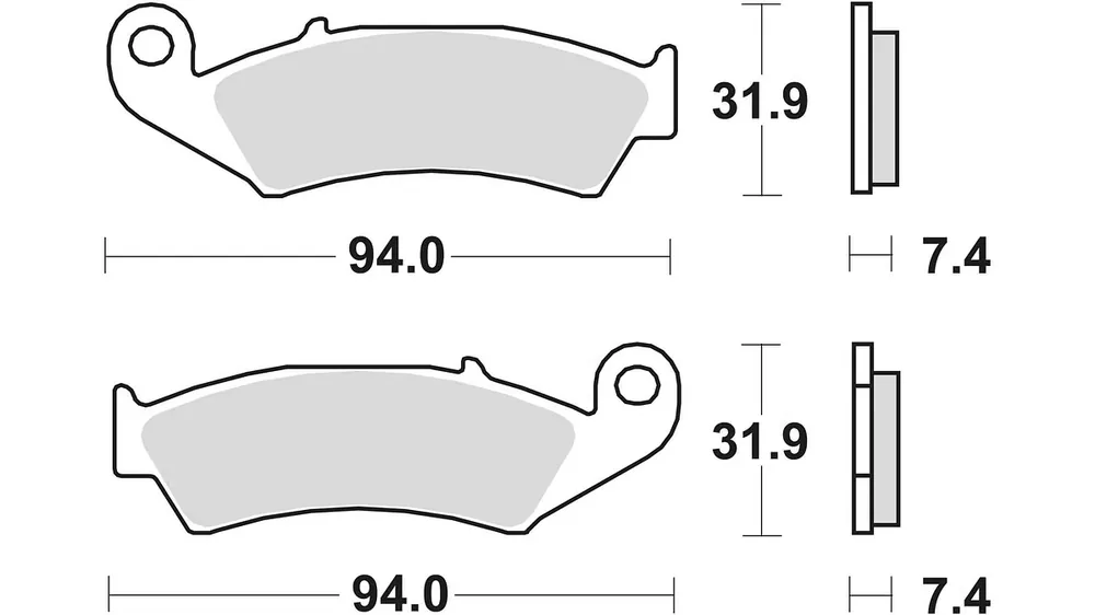 Garantierte Lieferung TRW Bremsbelag MCB 574