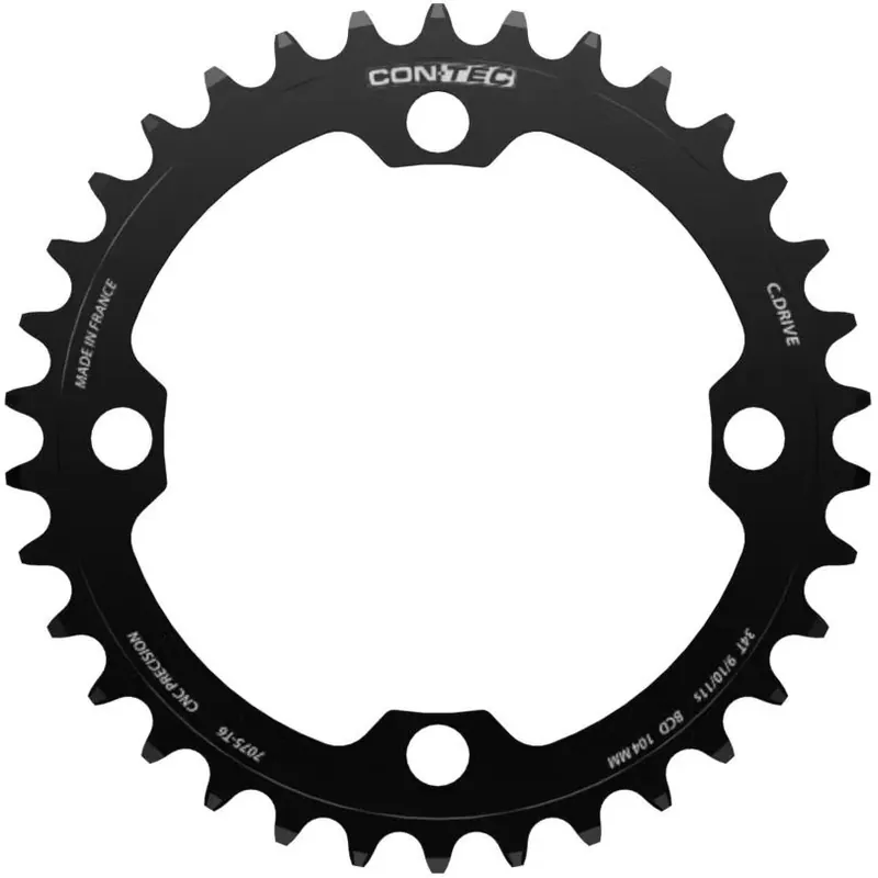 CONTEC Kettenblatt C.Drive B 34 Zähne schwarz Neu Im Sortiment