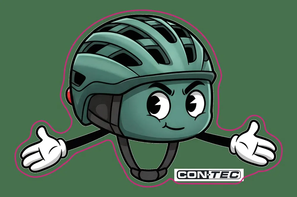 CONTEC Aufkleber Helmet 10 x 65 mm Begrenztes Angebot