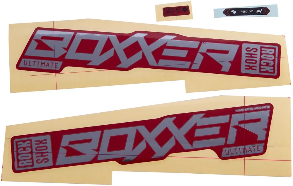 Must-Have RockShox Dekor Set Dekor Set rot