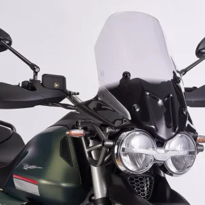 ERMAX Windschutzscheibe Acrylic durchsichtig Grau getönt für MOTO GUZZI V85 TT Neue Ware