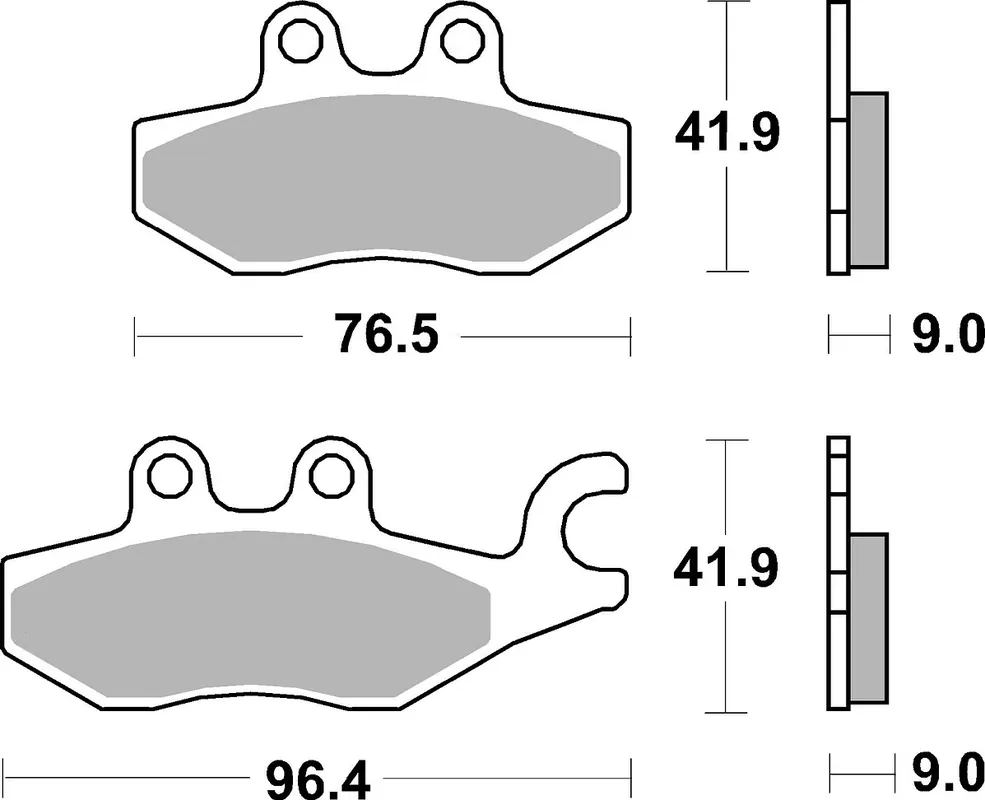 SBS Scooterbelag 187HF Street Ceramic Neue Ware