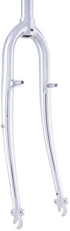 Neu Im Sortiment Point Gabel 26 Zoll silber außen Schaft 225 mm, Außen-Ø 25,4 mm = 1", Inn