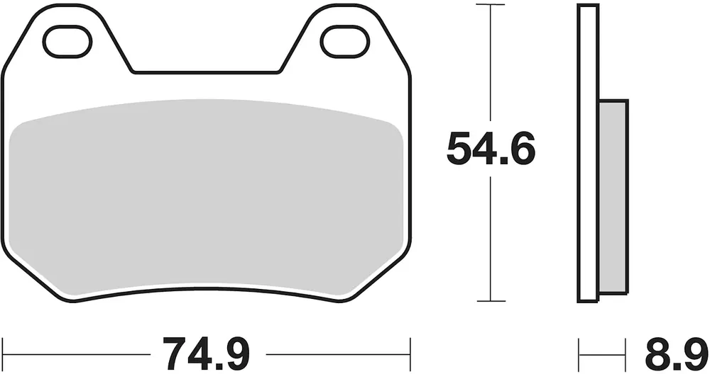 Letzte Chance SBS Bremsbelag 746HF Street Ceramic