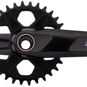 Zertifiziert Shimano Kettenradgarnitur Deore FC-M6100-1 32 Zähne schwarz 170 mm Kurbellänge