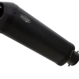 Finale Aktion Shark Performance ENDSCHALLDÄMPFER Edelstahl beschichtet schwarz-matt DSX-10 Endschalldämpfer S Ø60 mm L360mm e3 1218 (9) / e24 00040G Universal