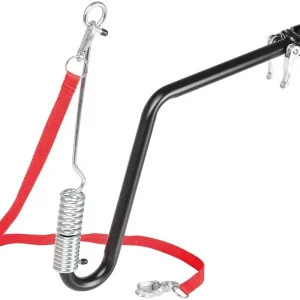 M-Wave Fahrradhundehalter schwarz/rot Highlight