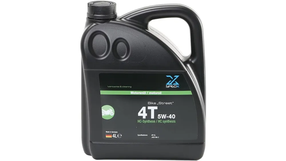 Spec-X Motoröl Bike 4T Street 4 Liter 5W-40 HC-Synthese Begrenztes Angebot
