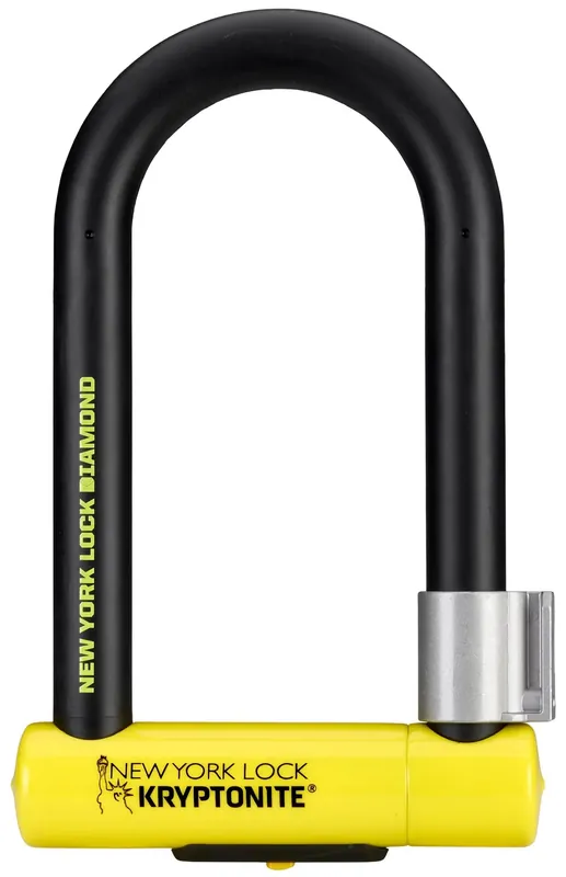 KRYPTONITE Bügelschloss New York Diamond Standard schwarz/gelb Rabatt
