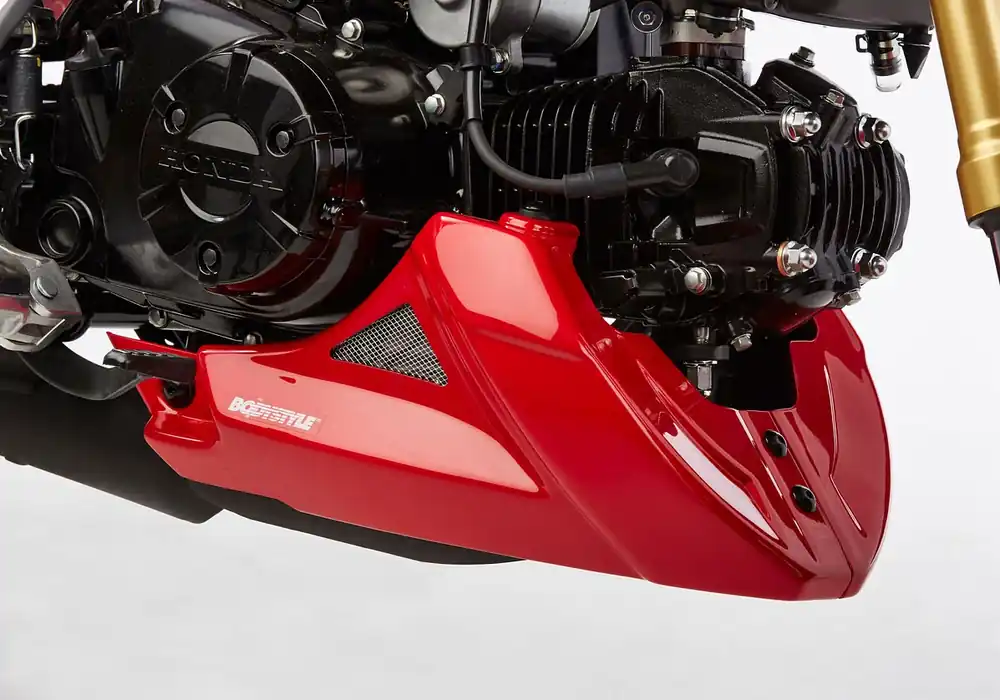 BODYSTYLE Sportsline Bugspoiler ABS Kunststoff rot für HONDA MSX125 Knallerangebot