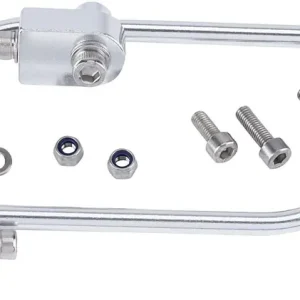Pletscher Gepäckträgerbefestigung Aluminium 66/133 mm silber Angebot