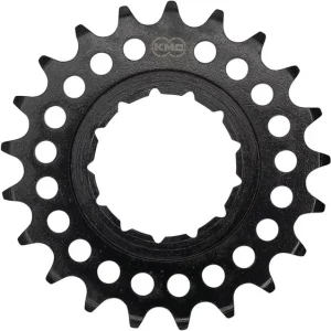 KMC Steck-Zahnkranz 18 Zähne 1/2" x 1/8" CrMo für Rohloff schwarz Sichere Zahlung