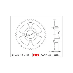 Abverkauf RK Kettenrad 2378 35 Zähne