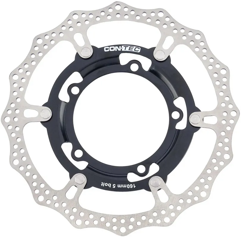 CONTEC Bremsscheibe CDR-5B 160 mm silber ca. 161 g ( Sonderposten, lose ) Markenware