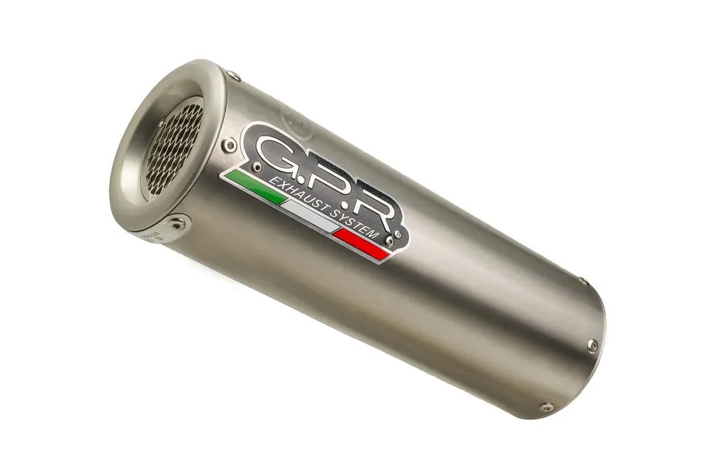 Sonderangebot GPR Endschalldämpfer Mv Agusta Brutale 990 R 2010/11 EC-Approv. slip-on exhaust M3 Titanium Natur