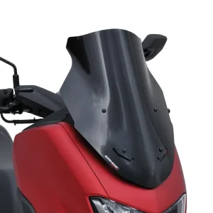 Expressversand ERMAX Windschutzscheibe Sport Acrylic durchsichtig Schwarz getönt für YAMAHA Nmax 125; Nmax 155