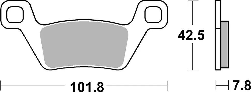 Ausverkauf SBS Bremsbelag 945SI Offroad Sinter